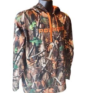 Polaris Camo Hoodie Large Pursuit Hunting Pullover Sweatshirt Fleece Gorpcore